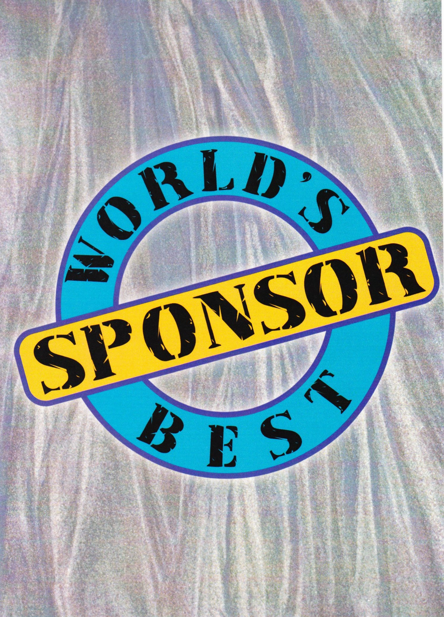 World's Best Sponsor Card - Click Image to Close
